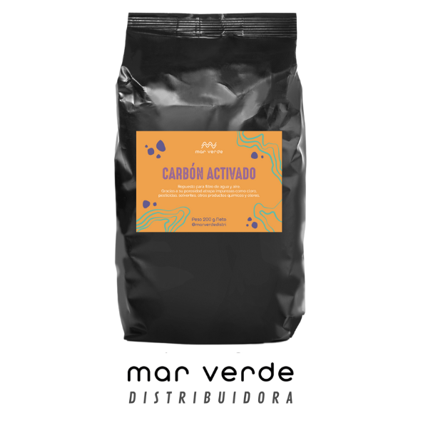 Producto - Carbón activado Mar Verde