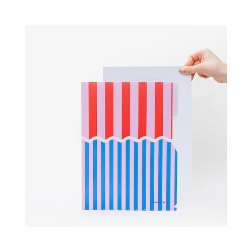 Producto - Carpeta en L 5 Divisiones Colorblock