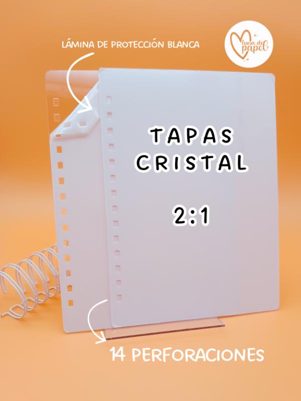 Producto - TAPAS A5 PERFORADAS PASO 2:1 (para anillado))