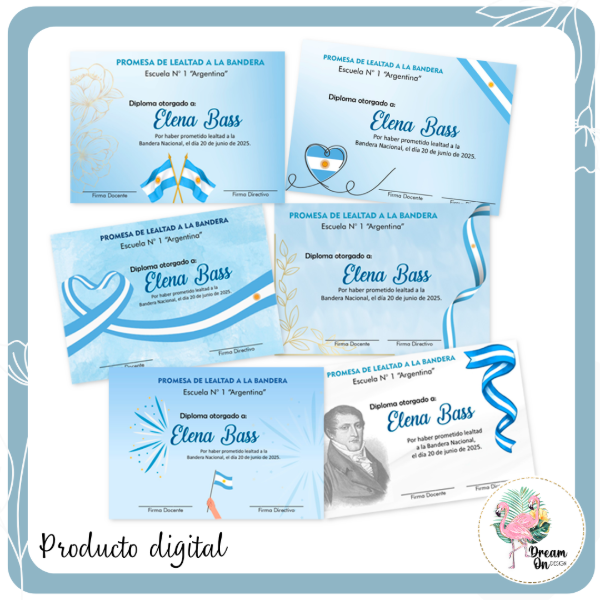 Producto - Diplomas Promesa Lealtad a la Bandera 2da Ed