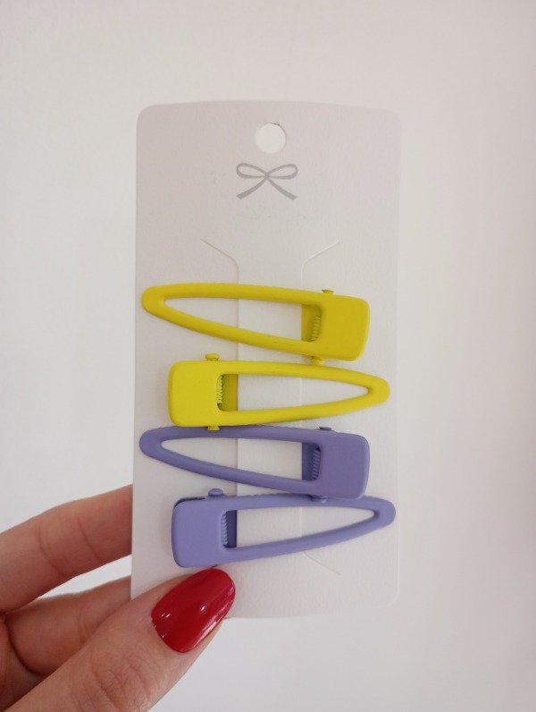 Producto - Set Hebillas x4 Lyra Lila