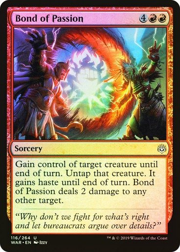 Producto - Bond of Passion Foil  War of the Spark