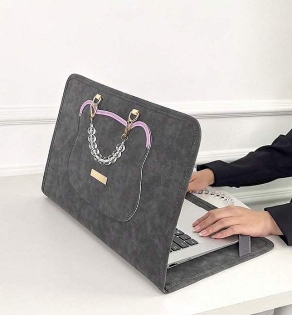 Producto - Funda notebook importada cartera gamuza