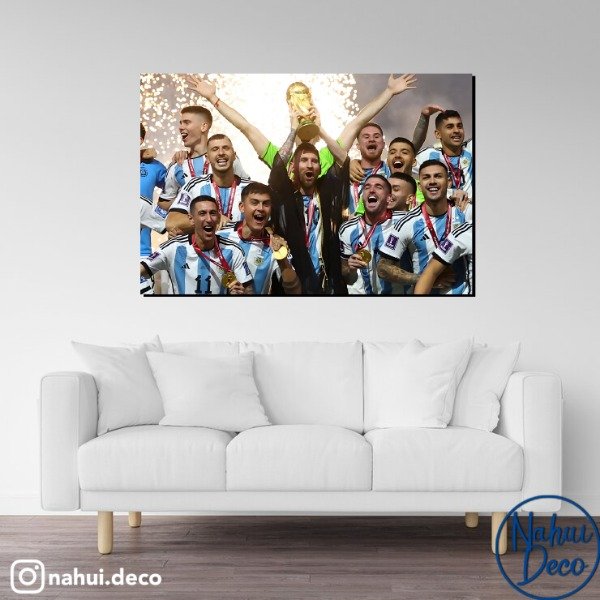 Producto - Cuadro Seleccion Argentina Qatar 22 MOD 8