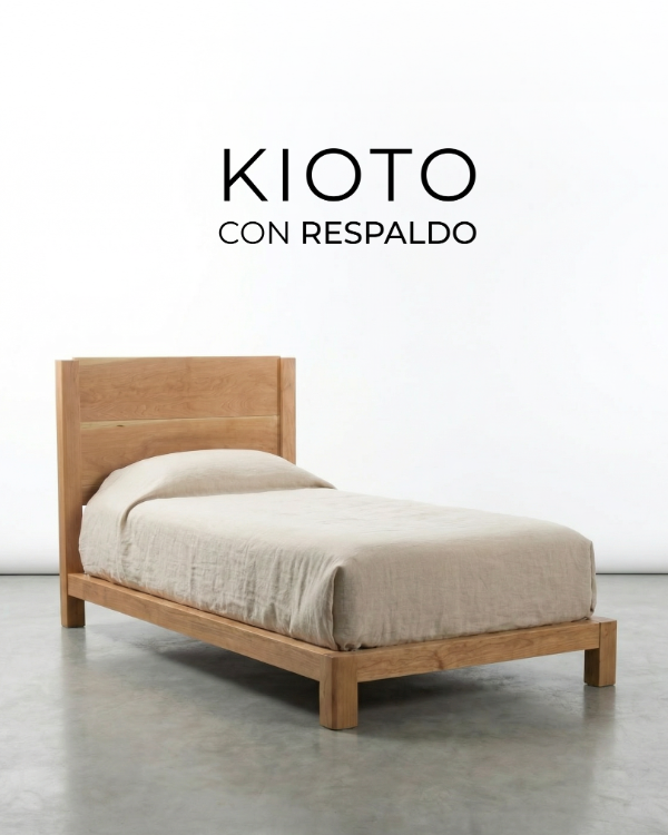 Producto - Cama Kioto con Respaldo 1Plaza