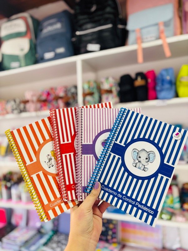 Producto - Cuadernos Pediátricos interior hojas blancas