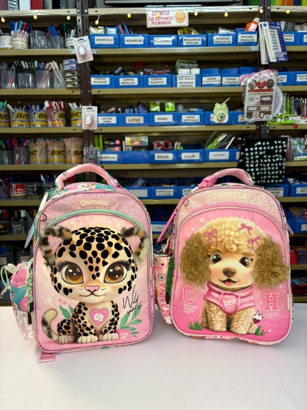 Producto - Mochila 12" Chita y Poodle - "Chimola"