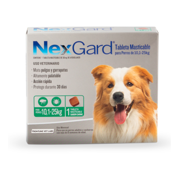 Producto - Compr. NexGard Perros de 10 a 25 Kg
