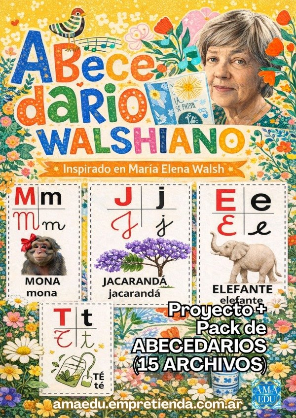 Producto - Pack ABECEDARIOS + Proyecto ABECEDARIO WALSHIANO (Primer Grado)