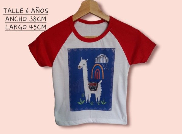 Producto - REMERA TALLE 6 LLAMA