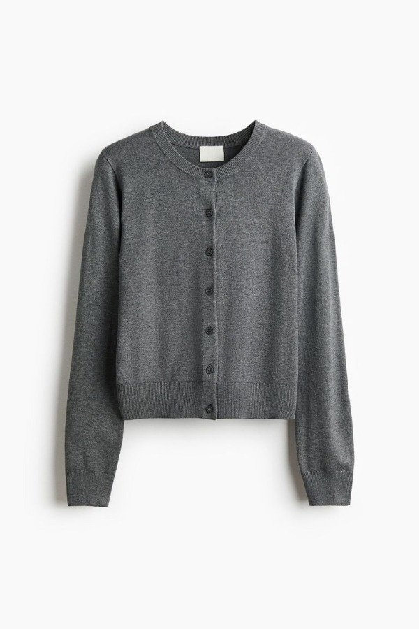 Producto - Cárdigan HyM gris mujer - 1