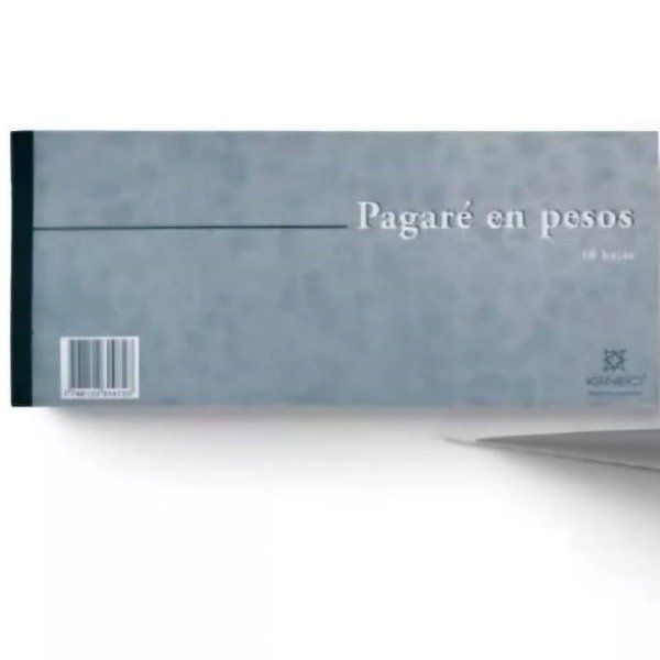 Producto - Talonario - Pagaré un pesos