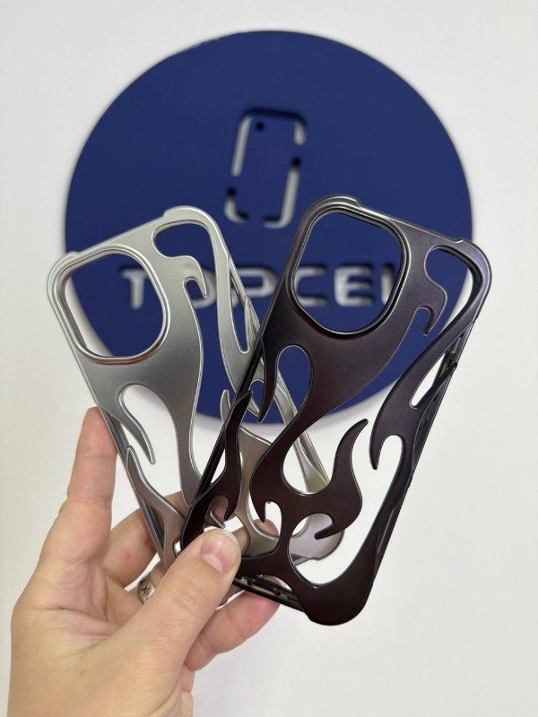 Producto - FUNDA TPU FLAME CROMADA PARA IPHONE 15