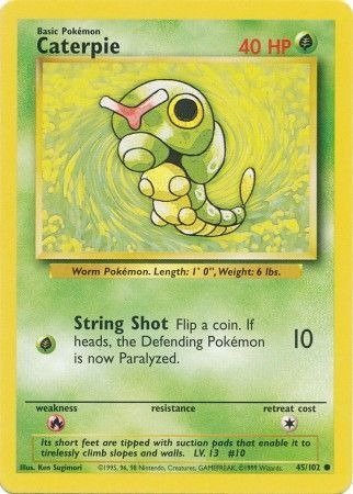 Producto - Caterpie (45/102) [Base Set Unlimited]