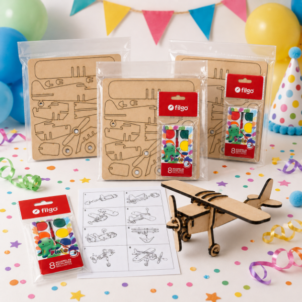 Producto - Souvenir Avion 3d Para Armar Y Pintar - 5