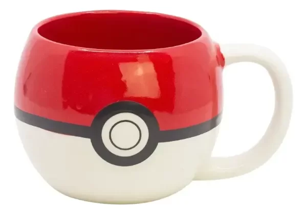 Producto - TAZA DE POKEMON 3D CERÁMICA CON CAJA - POKEBALL - 0