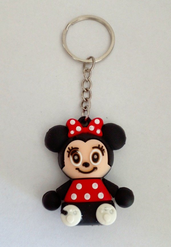Producto - Llavero Minnie Goma 3D