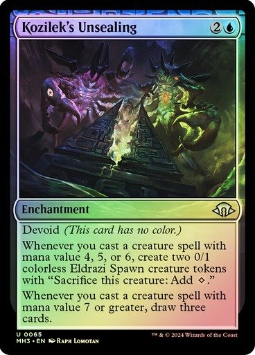 Producto - Kozilek's Unsealing (Foil)