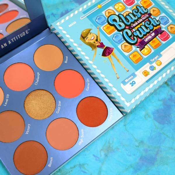 Producto - PALETA DE RUBORES BLUSH CRUSH / LEVEL UP RUDE COSMETICS - 2