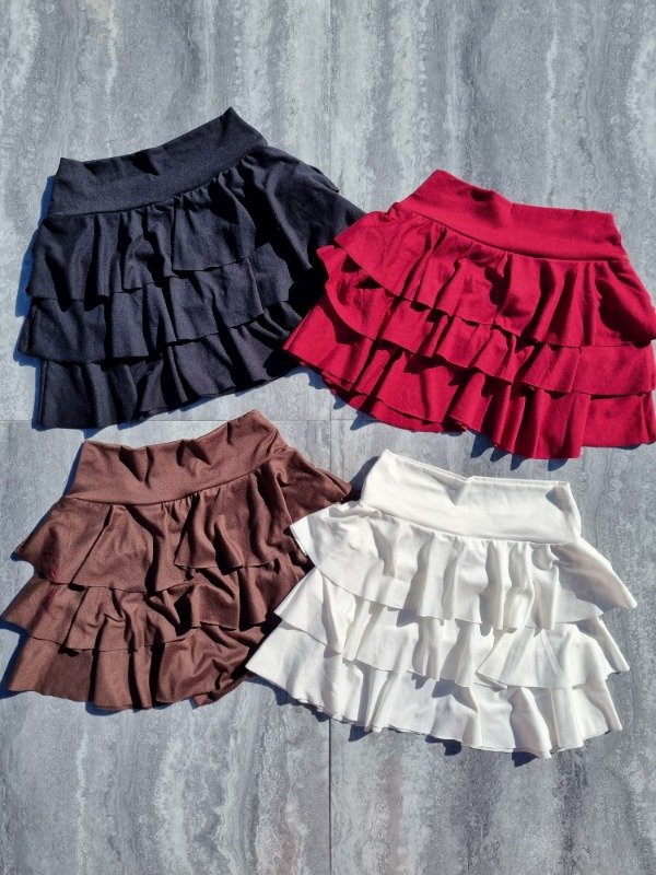 Producto - REINGRESO [sk001] Pollera volados modal