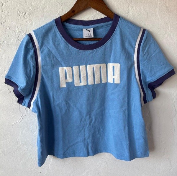 Producto - Crop Top Puma Vintage Celeste