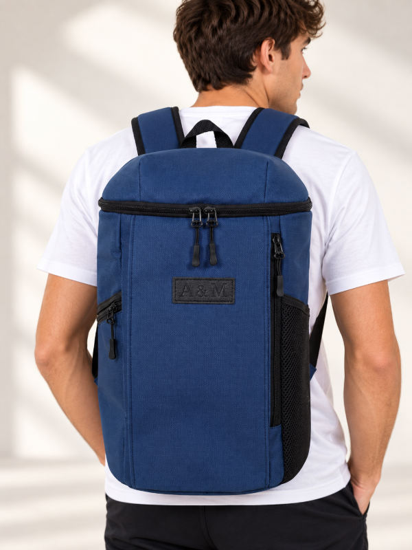 Producto - MOCHILA MATERA TERMICA CAMPING - AZUL MARINO - 5