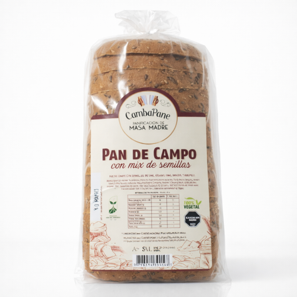 Producto - Pan de Campo con semillas (de Masa Madre)