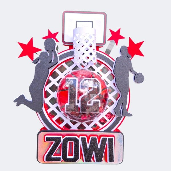 Producto - Cake topper shaker Basketball