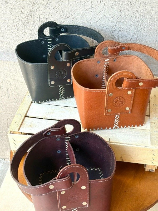 Producto - MATERA CUADRADA - CUERO - 1