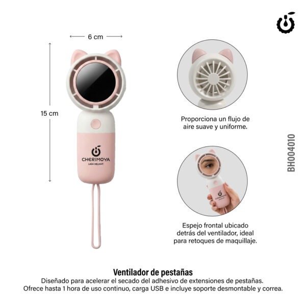 Producto - Ventilador gatito para pestañas BH004010 - LSH-VEN-0001 - 1