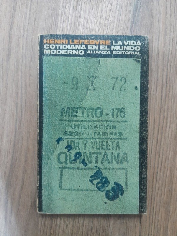 Producto - Lefebvre, Henri: "La Vida Cotidiana en el Mundo Moderno"