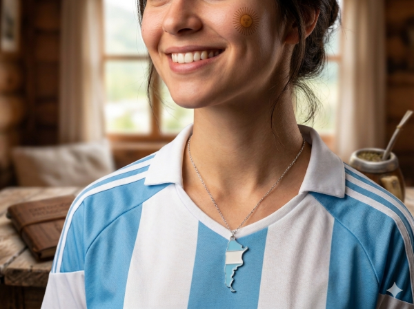 Producto - Collar Argentina mapa - 1
