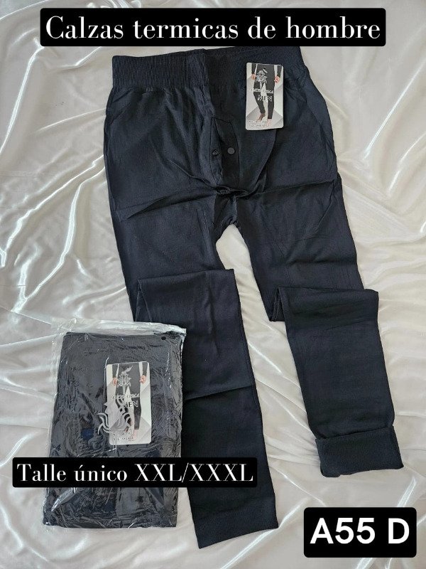 Producto - CALZA TERMICA NEGRA HOMBRE (A55 D)
