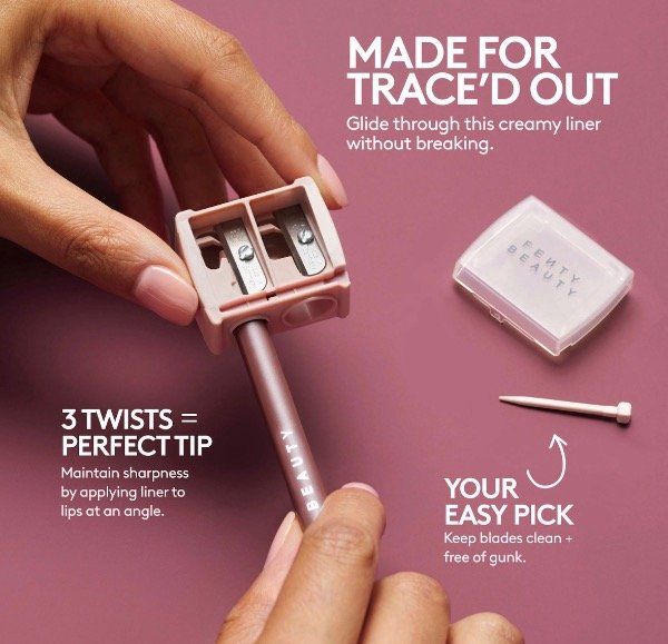 Producto - FENTY BEAUTY BY RIHANNA TRACE'D OUT Pencil Lip Liner Sharpener - 1