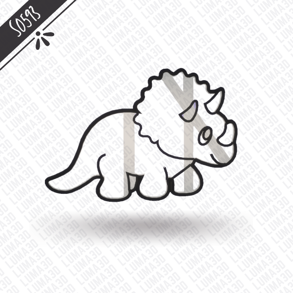 Producto - S0593 - Dinosaurio triceratops