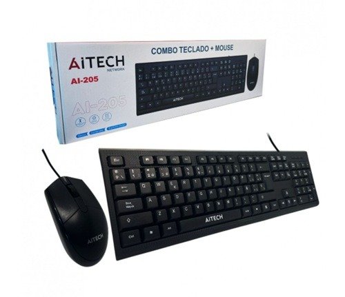 Producto - Combo Teclado y Mouse Aitech (con cable)