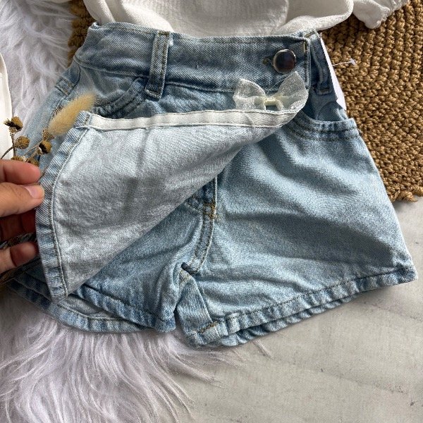 Producto - Short pollera con moño talles hasta 4 años - 1