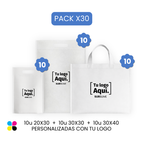 Producto - PACK X30 BOLSAS FRISELINA PERSONALIZADAS
