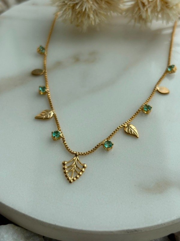 Producto - Gargantilla hojitas