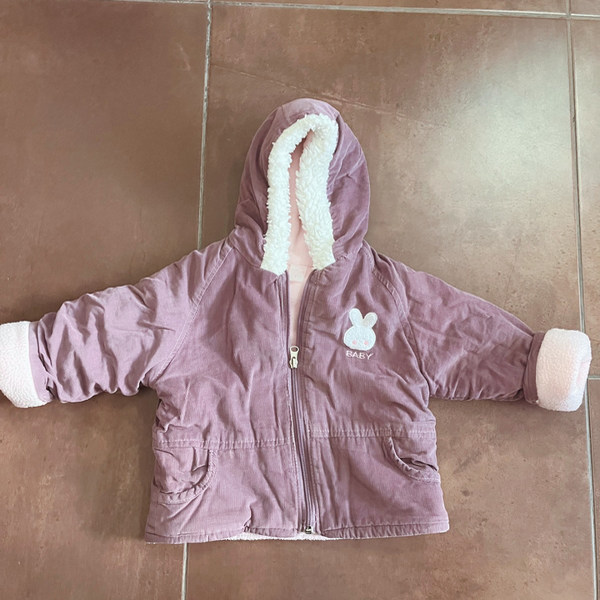 Producto - Campera Corderoy Violeta 12M