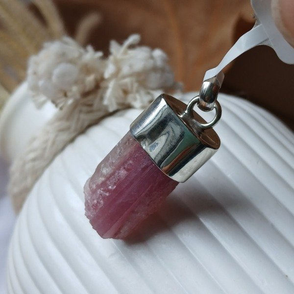 Producto - Dije turmalina rosa en bruto