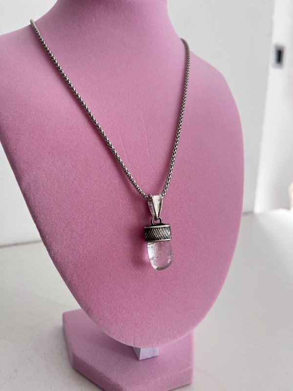 Producto - Collar cuarzo cristal
