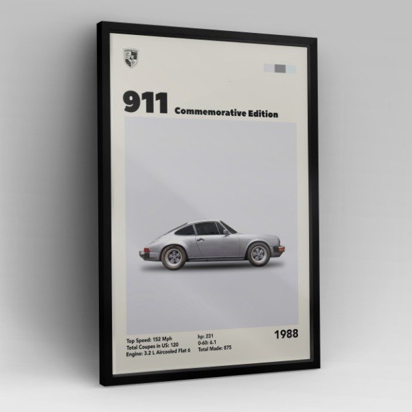 Producto - Cuadro Porsche 911 Edición Conmemorativa