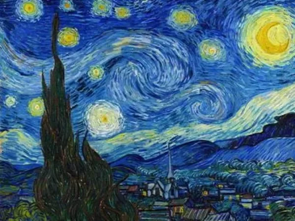 Producto - Kit De Pintura Con Diamantes Diamond Painting 40x50cm -Noche Estrellada Van Gogh