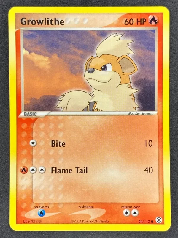 Producto - Pokémon Growlithe 64/112 FireRed y LeafGreen