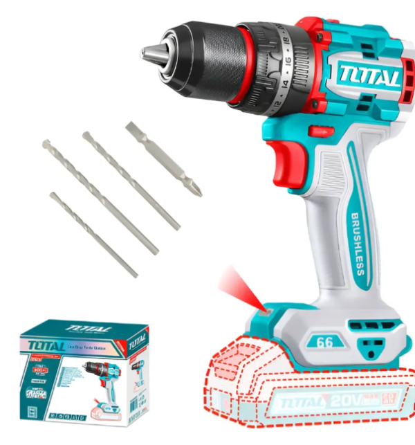 Producto - Taladro Percutor Inalámbrico 20v TOTAL 2000rpm 66nm