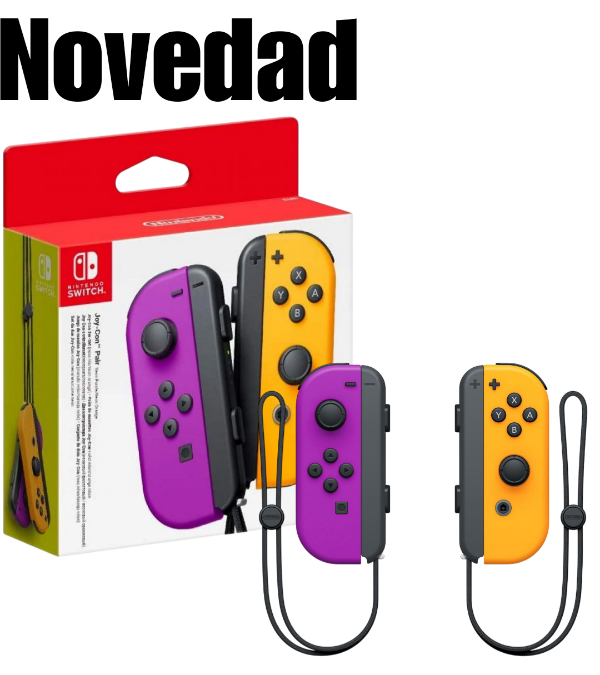 Producto - Joycon Originales Violeta y Naranja