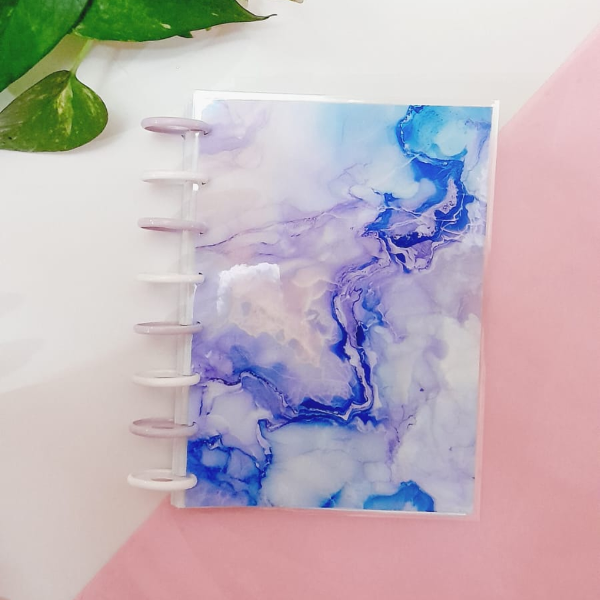 Producto - Cuaderno Inteligente A5 Marmol Lila