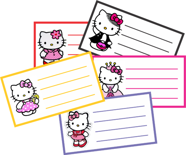 Producto - Etiquetas Kitty