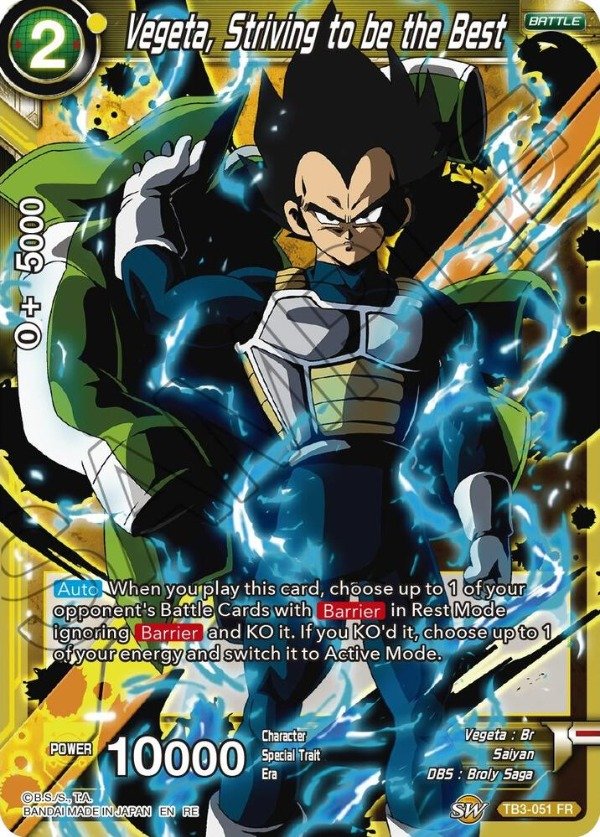 Producto - TB3-051 - Vegeta, Striving to be the Best - R